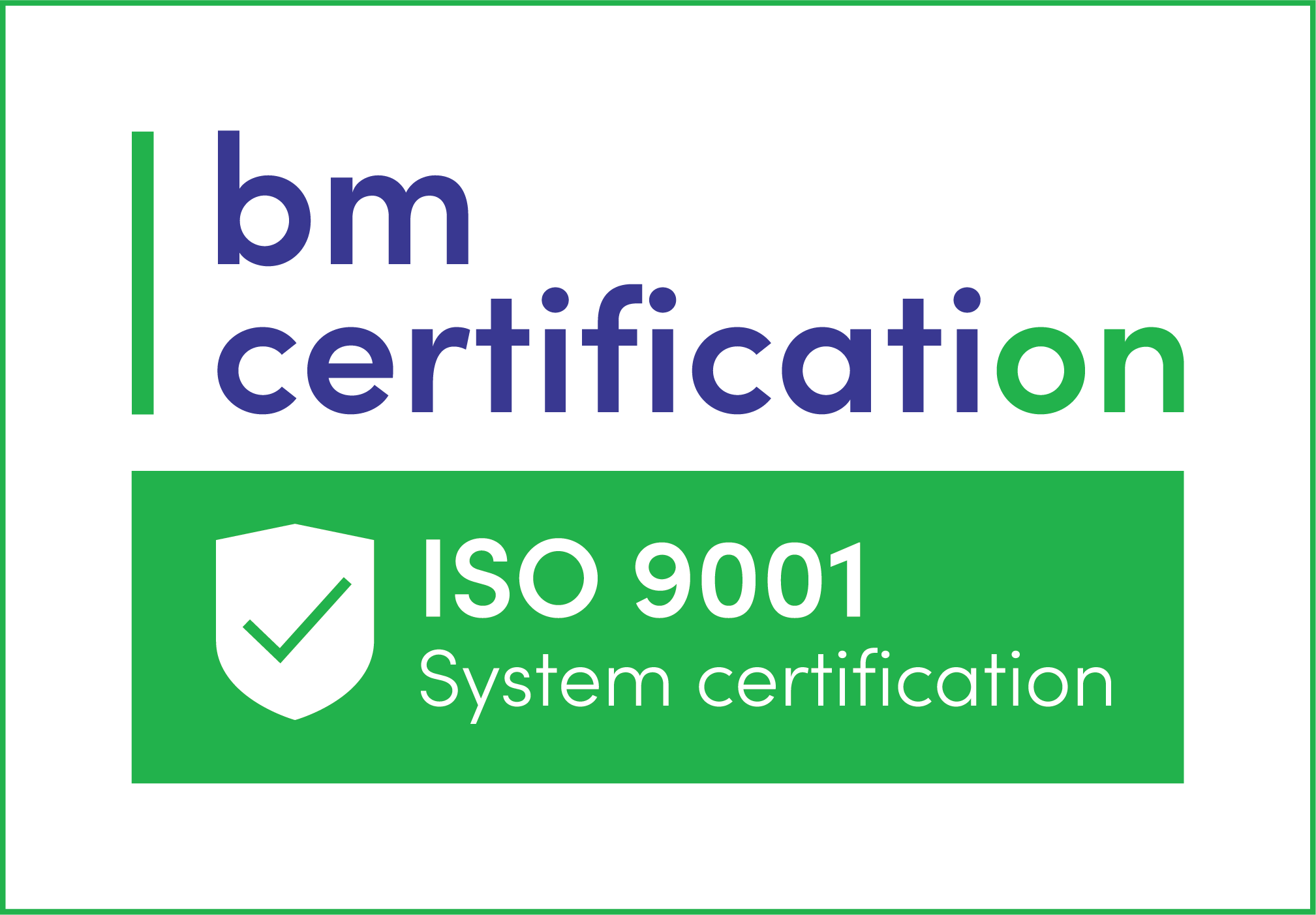 ISO 9001 Certificate